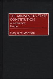 Cover of: The Minnesota state constitution: a reference guide