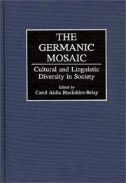 Cover of: The Germanic Mosaic | Carol Aisha Blackshire-Belay