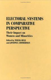 Cover of: Electoral Systems in Comparative Perspective: Their Impact on Women and Minorities (Contributions in Political Science)