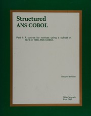 Cover of: Structured ANS COBOL