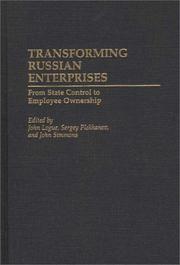 Cover of: Transforming Russian enterprises: from state control to employee ownership