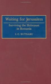 Cover of: Waiting for Jerusalem by I. C. Butnaru, I. C. Butnaru