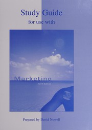 Cover of: Study guide for use with Marketing / Montrose S. Sommers, James G. Barnes by David Nowell