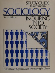 Cover of: Study guide to accompany Sociology: Inquiring into society