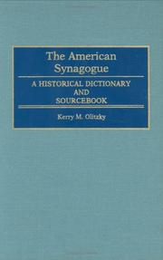 Cover of: The American synagogue by Kerry M. Olitzky