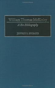 Cover of: William Thomas McKinley by Jeffrey S. Sposato