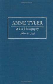 Cover of: Anne Tyler: a bio-bibliography