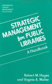 Cover of: Strategic management for public libraries: a handbook