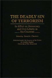 Cover of: The deadly sin of terrorism by edited by David A. Charters.