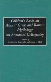 Cover of: Children's Books on Ancient Greek and Roman Mythology by 