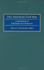 Cover of: The American Civil War: A Handbook of Literature and Research