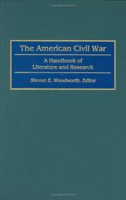 Cover of: The American Civil War: a handbook of literature and research