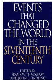 Cover of: Events that changed the world in the seventeenth century