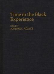 Cover of: Time in the Black experience
