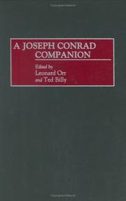 Cover of: A Joseph Conrad companion