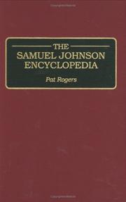 Cover of: The Samuel Johnson encyclopedia by Pat Rogers