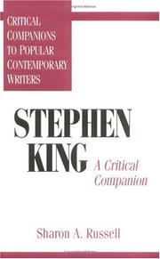 Cover of: Stephen King: a critical companion
