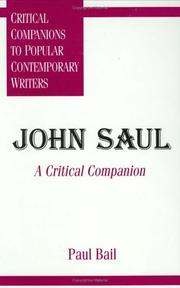 Cover of: John Saul: a critical companion