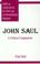 Cover of: John Saul