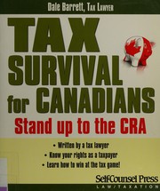 Tax Survival for Canadians by David Robertson, Dale Barrett