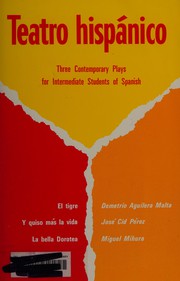 Cover of: Teatro Hispanico by Demetrio Aguilera-Malta, Jose Cid Perez, Miguel Mihura
