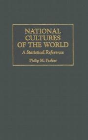 Cover of: National cultures of the world by Philip M. Parker