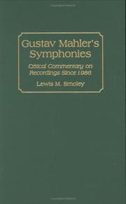 Cover of: Gustav Mahler's symphonies by Lewis M. Smoley