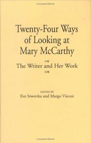 Cover of: Twenty-Four Ways of Looking at Mary McCarthy by 