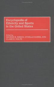 Cover of: Encyclopedia of Ethnicity and Sports in the United States