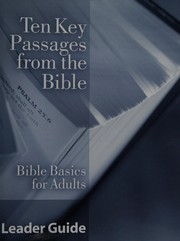 Cover of: Ten Key Passages from the Bible Learner Books