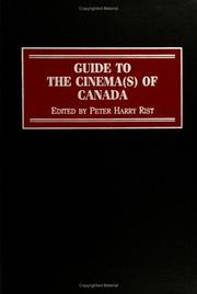 Cover of: Guide to the cinema(s) of Canada | 