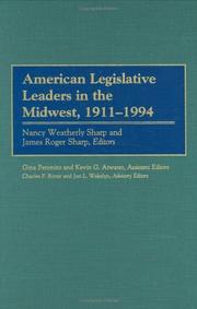 Cover of: American legislative leaders in the Midwest, 1911-1994