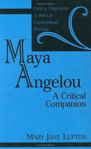 Maya Angelou by Mary Jane Lupton