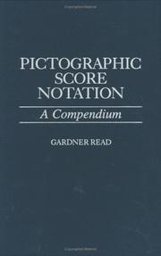 Pictographic score notation by Gardner Read