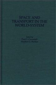 Cover of: Space and transport in the world-system