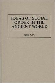 Cover of: Ideas of social order in the ancient world