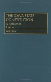 Cover of: The Iowa state constitution: a reference guide