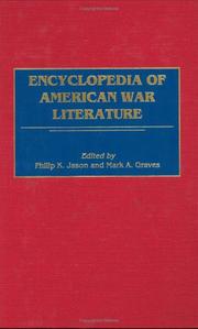 Cover of: Encyclopedia of American war literature