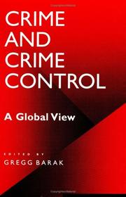 Cover of: Crime and Crime Control by Gregg Barak
