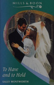 Cover of: To have and to hold
