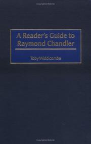 Cover of: A reader's guide to Raymond Chandler