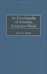 Cover of: An Encyclopedia of American Synagogue Ritual