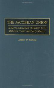 Cover of: The Jacobean union | Andrew D. Nicholls
