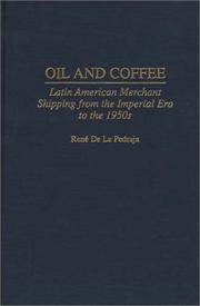 Cover of: Oil and coffee by René De La Pedraja Tomán