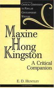 Maxine Hong Kingston by E. D. Huntley