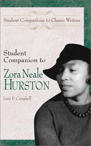 Student companion to Zora Neale Hurston by Josie P. Campbell