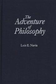 Cover of: The adventure of philosophy