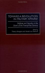 Cover of: Toward a Revolution in Military Affairs? by 