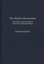 Cover of: The Harlem renaissance by Mark Irving Helbling