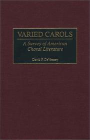 Cover of: Varied Carols by David P. DeVenney